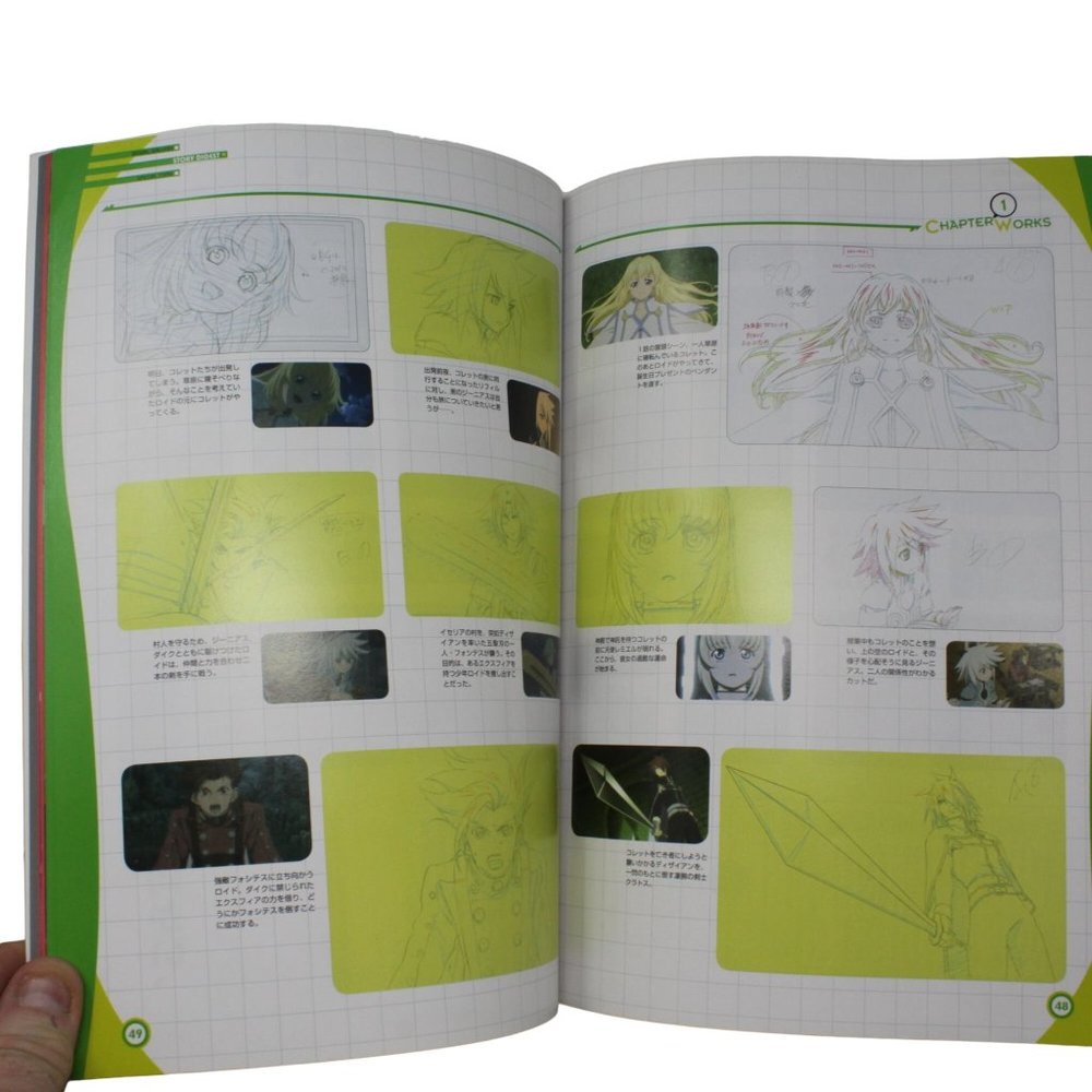 Tales Of Symphonia THE ANIMATION Visual Fan Book Soft Cover Jan 2009 - Picture 5 of 5